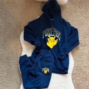 Boy’s Blue Pokémon Hoodie and Joggers Set